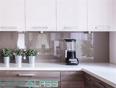Kính ốp bếp màu tím