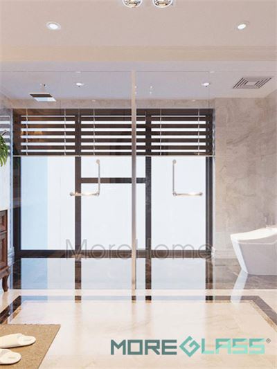 Thiết kế vách tắm kính 180 độ duplex thanh xuân complex