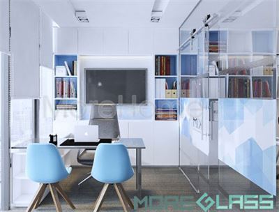 Vách kính văn phòng Kim Communication Q1 HCM