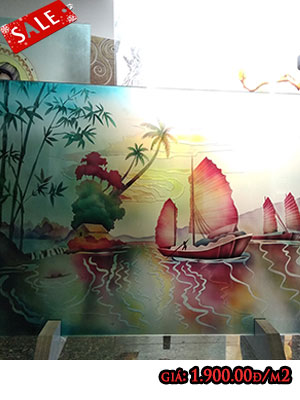 tranh kính nghệ thuật